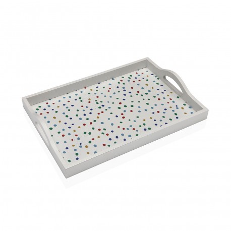 BANDEJA MADERA DOTTY 34 X 24