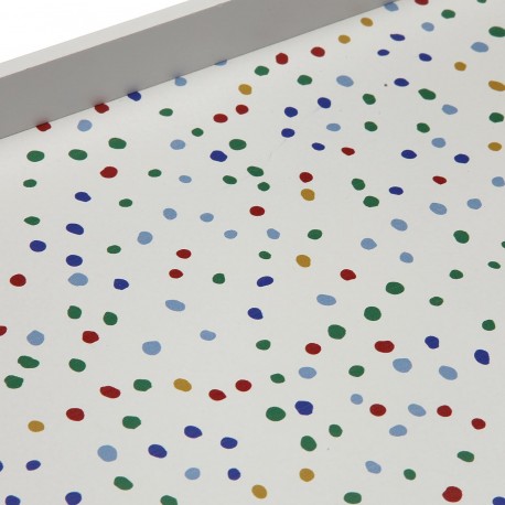 BANDEJA MADERA DOTTY 34 X 24
