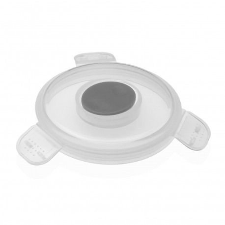 VASO PORTA ALIMENTOS CUCHARA GRIS