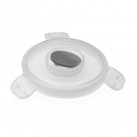 VASO PORTA ALIMENTOS CUCHARA GRIS