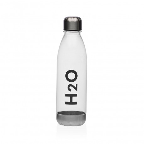 BOTELLA H2O TRANSPARENTE