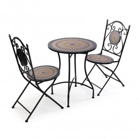 SET MESA Y 2 SILLAS CRETA