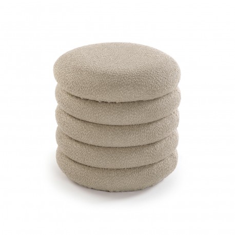 PUFF CON ALMACENAJE BEIGE LIRA