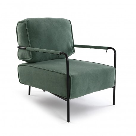 SILLON CON REPOSABRAZOS VERDE MAYLA