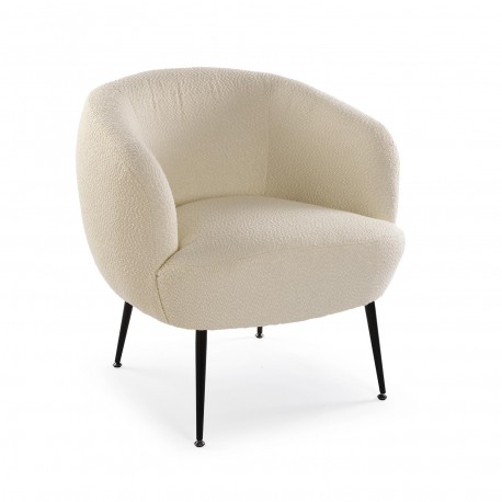 SILLON CON REPOSABRAZOS BLANCO DONNY