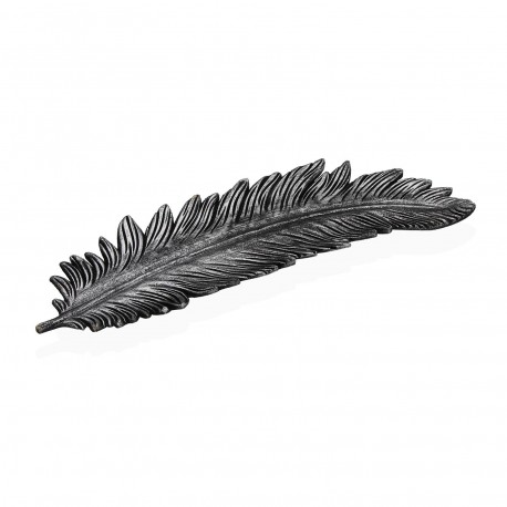 CENTRO DE MESA PLUMA PLATA