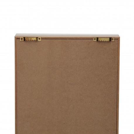CAJA LLAVES MADERA BLANCA ONDULADA