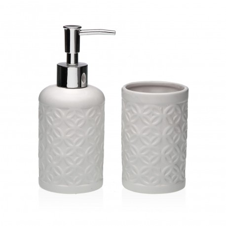 SET BAÑO 2 PCS BLANCO
