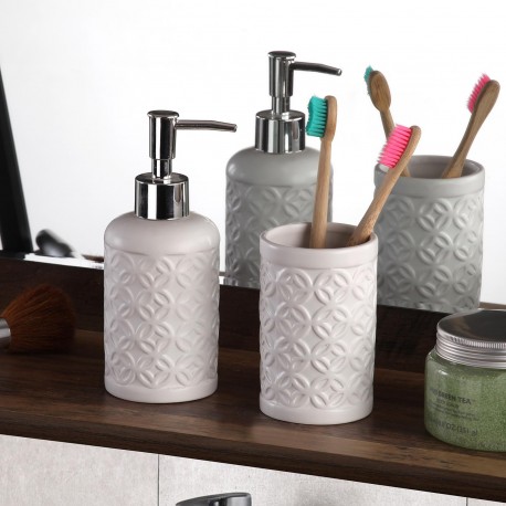 SET BAÑO 2 PCS BLANCO