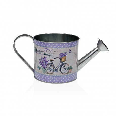 REGADERA 26 CM AZUL CON LAVANDA