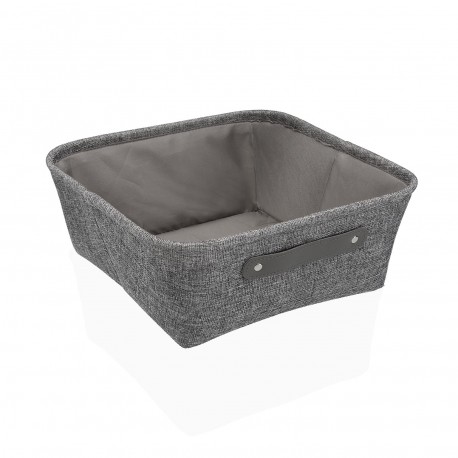 CESTA CUADRADA GRIS