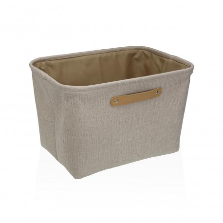 CESTA RECTANGULAR  BEIGE