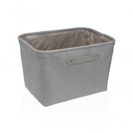 CESTA RECTANGULAR GRIS CLARO