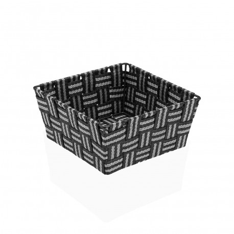 CESTA CUADRADA GRIS OSCURO
