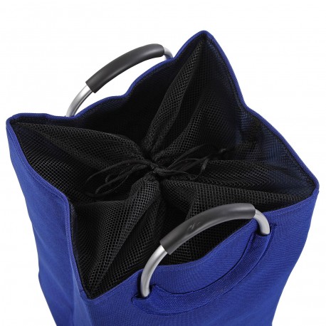 CESTA DE ROPA C/ASAS AZUL