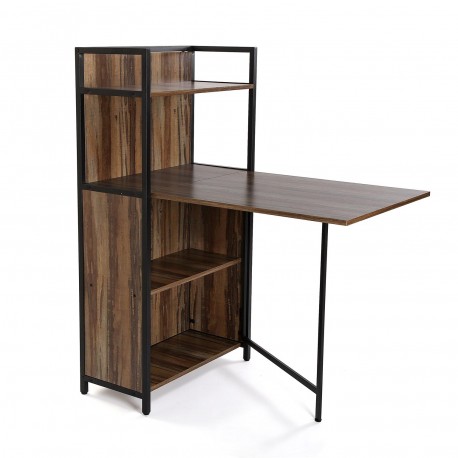 MESA C/ESTANTERIA MARRON BLUMENAU