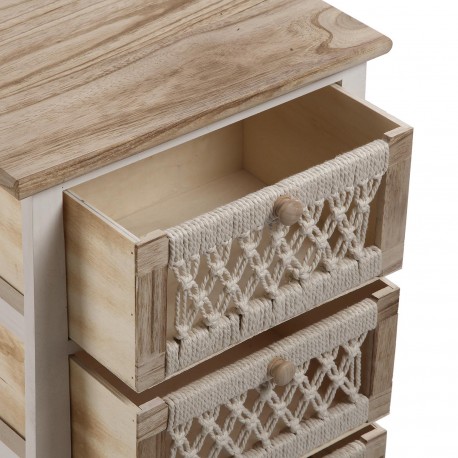 CAJONERA 4 CAJONES MACRAME