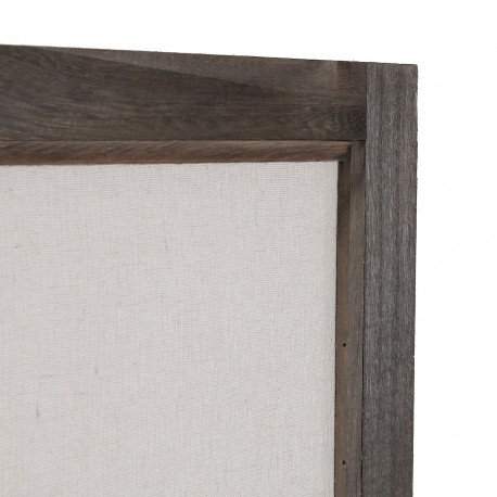 BIOMBO MADERA OSCURA CON VENTANAS OPACAS