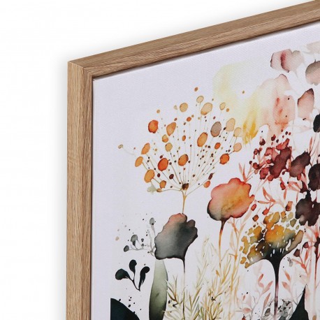 LIENZO 30 X40 FLORES EN ACUARELA 1