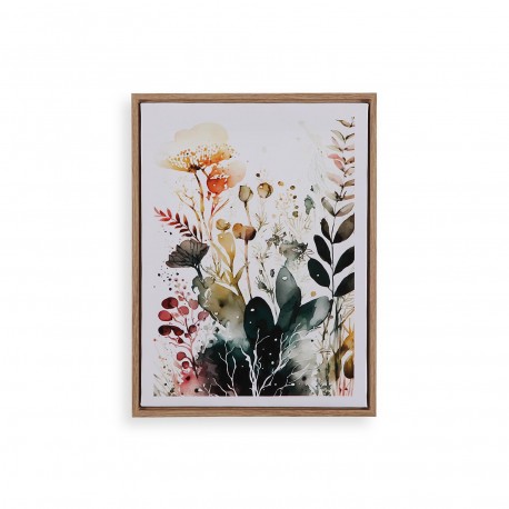 LIENZO 30 X40 FLORES EN ACUARELA 3
