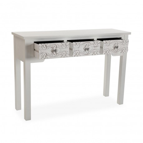 MESA 3 CAJONES C/POMO DIAMANTE