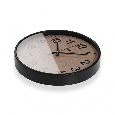 RELOJ DE PARED EFECTO MADERA 30x4,3CM