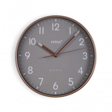 RELOJ DE PARED GRIS 30x4CM