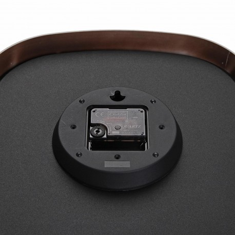 RELOJ DE PARED CUADRADO MADERA OSC 31CM