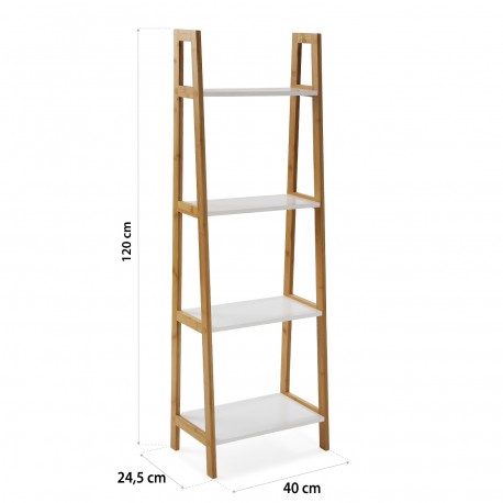 ESTANTERIA ESCALERA BLANC BILY