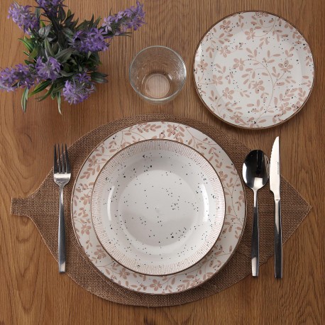 SALVAMANTEL HOJA BEIGE