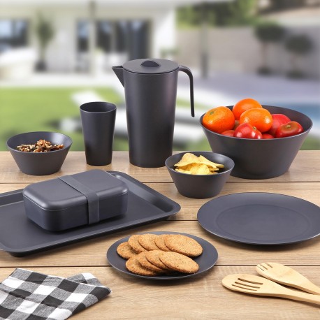 PLATO GRIS  25CM