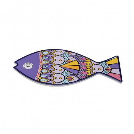 SALVAMANTEL FORMA PEZ VIOLETA