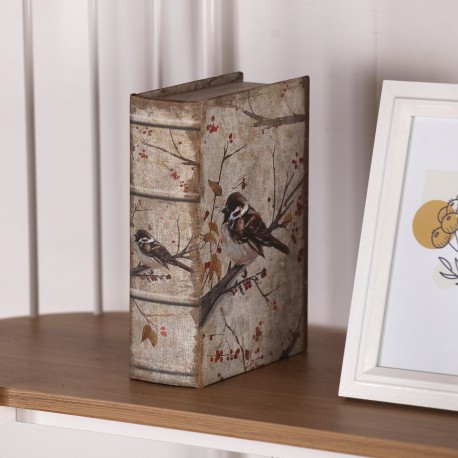 LIBRO JOYERO CON CONTRASEÑA PAJARO