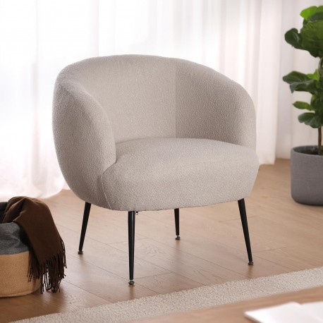 SILLON CON REPOSABRAZOS BEIGE DONNY