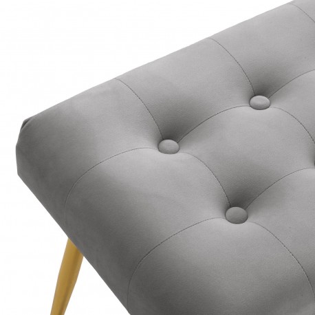 PIE DE CAMA TIRSA GRIS