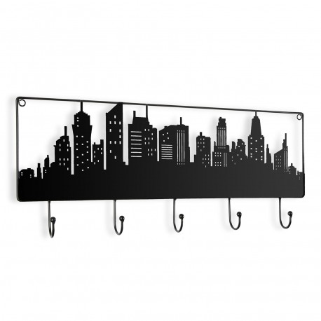 PERCHERO PARED 5 GANCHOS