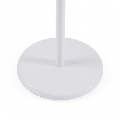 PERCHERO BLANCO CON PUNTAS DE MADERA
