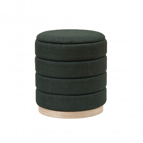 PUFF CON ALMACENAMIENTO VERDE