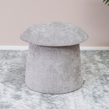 PUFF CON ALMACENAMIENTO GRIS