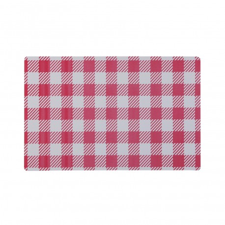 SALVAMANTEL VICHY ROUGE