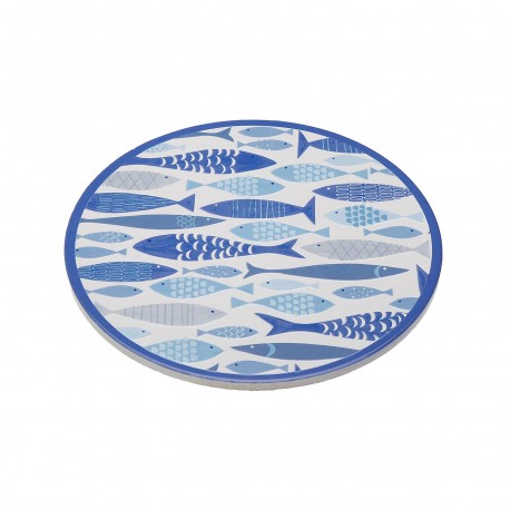 SALVAMANTEL PECES 3D AZULES