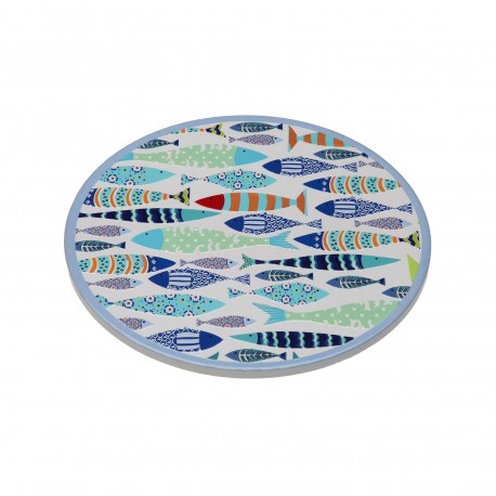 SALVAMANTEL PECES 3D COLORES