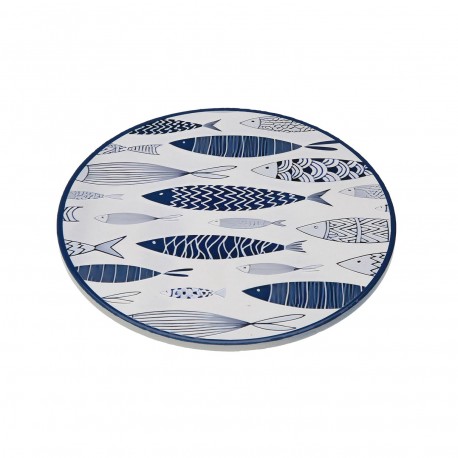 SALVAMANTEL PECES 3D AZUL