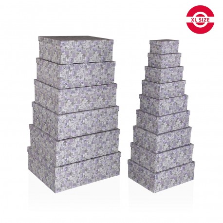 SET 15 CAJAS LAVANDA