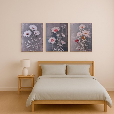 SURTIDO CUADRO FLORES 40 X 60