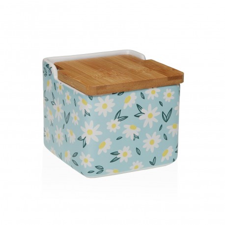 SALERO TAPA BAMBÚ DAISY BLUE