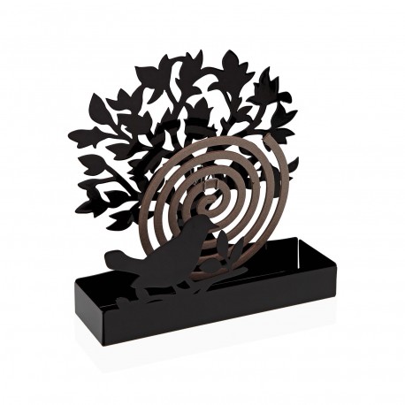 SOPORTE PARA ESPIRAL ANTIMOSQUITOS ARBOL NEGRO