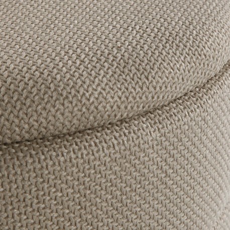 PUFF CON ALMACENAMIENTO BEIGE