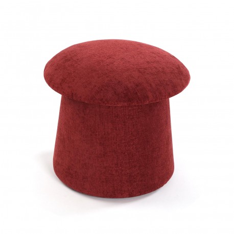 PUFF CON ALMACENAMIENTO ROJO
