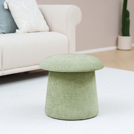 PUFF CON ALMACENAMIENTO VERDE
